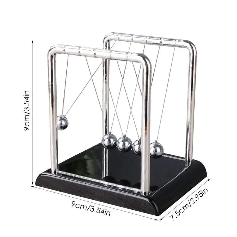 Newton Cradle Balance Steel Balls, 5 Balls Physics Science Pendulum Desk Toy, Home Decor Anti Stress Game Toy, Metal Pendulum Ball School Teaching Supplies, Steel Ball Balance Toy, Cool Office Decor and Tabletop Toys for Stress Relief Newton Cradle Balance Steel Balls, 5 Balls Physics Science Pendulum Desk Toy, Home Decor Anti Stress Game Toy, Metal Pendulum Ball School Teaching Supplies, Steel Ball Balance Toy, Cool Office Decor and Tabletop Toys for Stress Relief